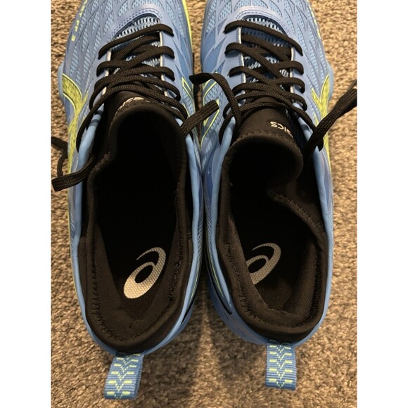 ASICS BLAST FF 3 Size 13 Waterscape/Lime Burst Handball Shoes - Picture 7 of 9